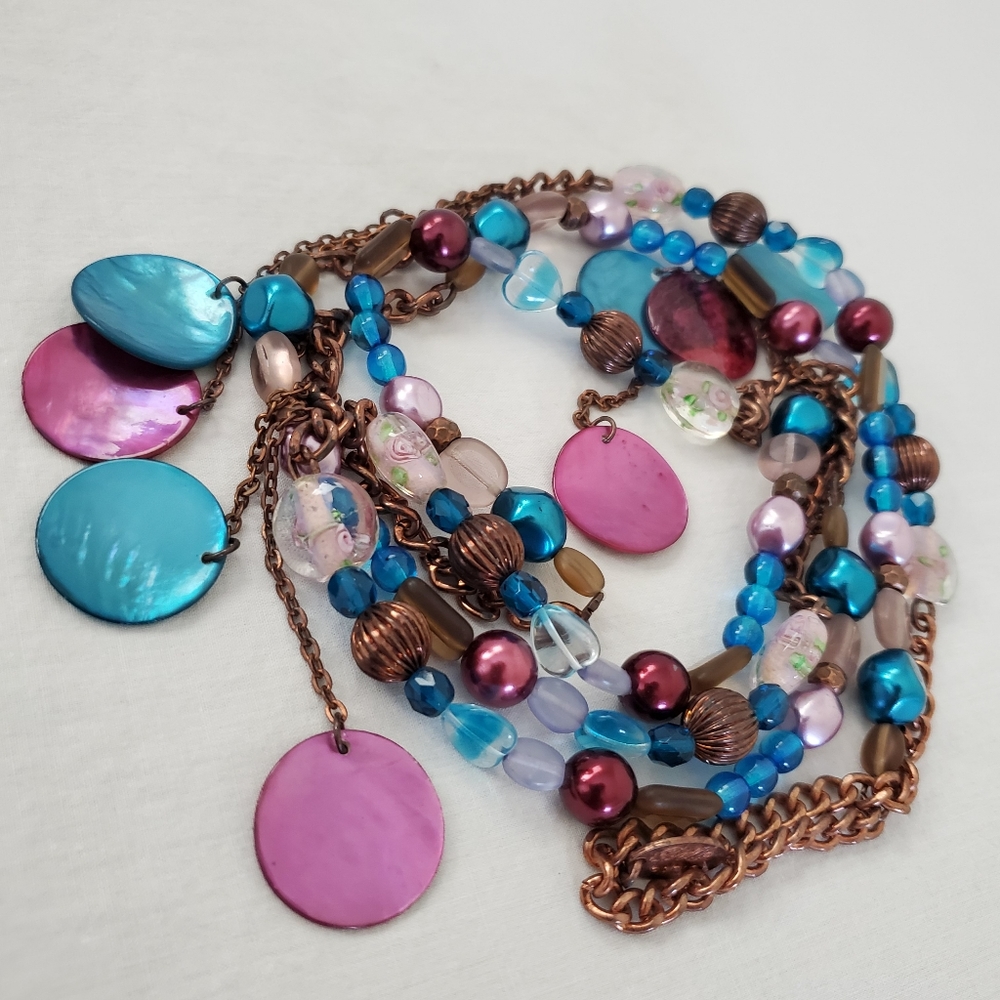 Boho Beaded Necklace